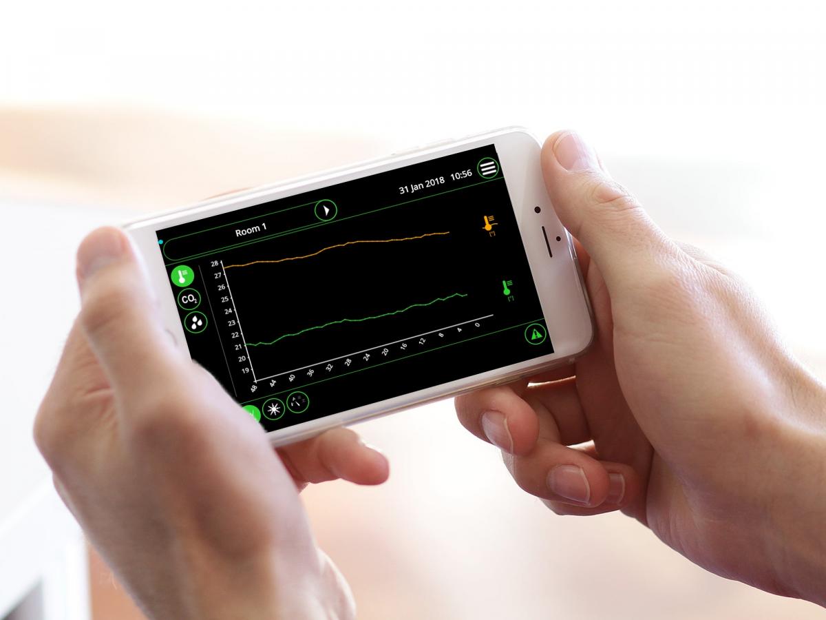 Infinia Remote app voor champignons